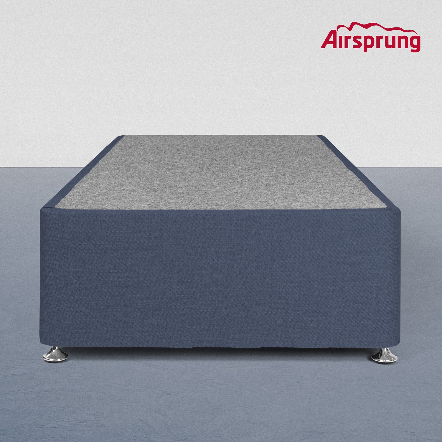 Read more about Airsprung kelston single 2 drawer divan midnight blue